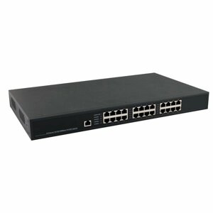 Midspan-12/180RGM Управляемый PoE-инжектор Gigabit Ethernet на 12 портов.