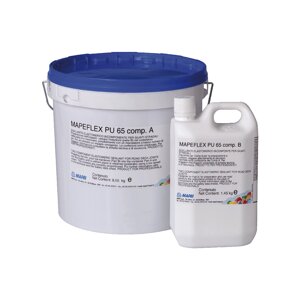 Mapei Mapeflex PU65/Мапей Мапефлекс ПУ65 двухкомпонентный полиуретановый эластомерный герметик для дорожных швов