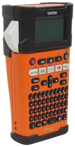 Принтер для печати наклеек Brother P-touch PT-E300VP (черно-оранжевый)