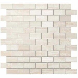 Мозаика Atlas Concorde Russia Supernova Onyx (S. O.) Pure White Brick Mosaic 30,5x30,5 глянцевая