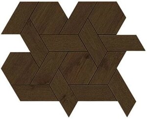 Мозаика Atlas Concorde Heartwood Moka Mansion Weave 34.6x40