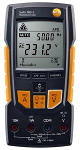 Testo 760-2 (Госреестр), Мультиметр цифровой автоматический с функцией True RMC