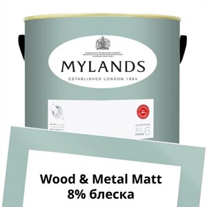 Английские Краски Mylands артикул WoodMetal Paint Matt 5 л. №213 Notting Hill