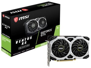 Видеокарта MSI GeForce GTX 1660 Ti 1830MHz PCI-E 3.0 6144MB 12000MHz 192 bit 3xDisplayPort HDMI HDCP VENTUS XS OC