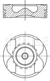 Поршень двигателя mahle kolben 0309200