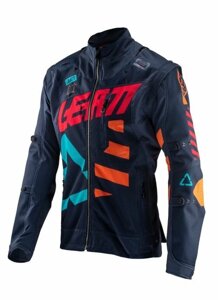 Мотокуртка Leatt GPX 4.5 X-Flow Jacket Ink/Orange