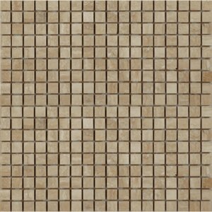 Мозаика Art Natura Marble Mosaic Ivory Travertine 30,5x30,5 глянцевая