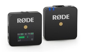 RODE Wireless GO ультракомпактная накамерная беcпроводная система со встроенным микрофоном в передатчик и возможностью