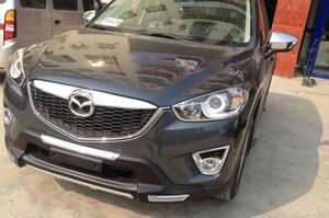 Защитная накладка бампера Mazda CX-5 (2011-2017)