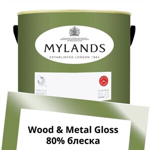 Английские Краски Mylands артикул WoodMetal Paint Gloss 5 л. №201 Primrose Hill