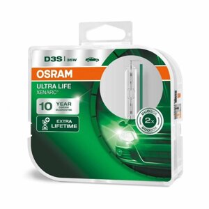 Ксеноновые лампы к-т OSRAM D3S Xenarc Ultra Life 2шт 66340ULT-HCB