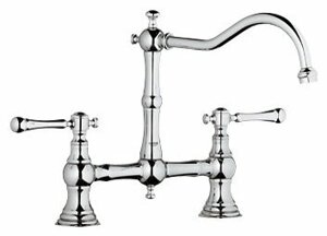 Смеситель для кухни (мойки) Grohe Bridgeford 30187000 двухрычажный встраиваемый