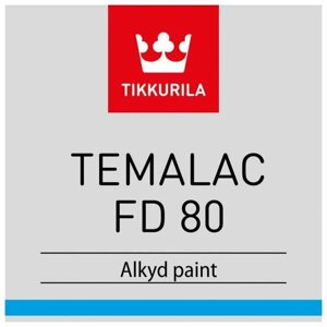 Tikkurila Temalac FD 80 / Тиккурила Темалак ФД 80 Быстровысыхающая, глянцевая, однокомпонентная, алкидная покрывная