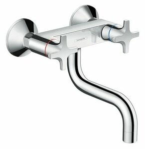 Смеситель для кухни (мойки) hansgrohe Logis Classic 71287000 двухрычажный