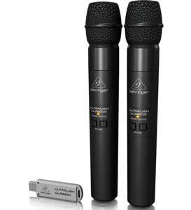 Радиосистема цифровая с двумя ручными передатчиками Behringer ULM202USB