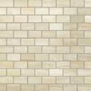 Мозаика Atlas Concorde Russia Supernova Onyx (S. O.) Ivory Chiffon Brick Mosaic 30,5x30,5 глянцевая