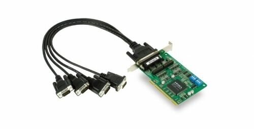 Плата MOXA CP-134U-T 4 port RS-422/485, Universal PCI bus, surge protec 16KV, w/o cable, 921.6Kbps от компании MetSnab - фото 1