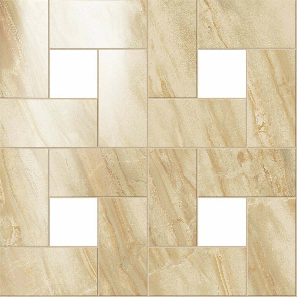 Плитка Atlas Concorde Rus SUPERNOVA MARBLE 10мм S. M. Elegant Honey Mosaic Lap 45х45С. М. Элегант Хани Мозаика Лаппато от компании MetSnab - фото 1