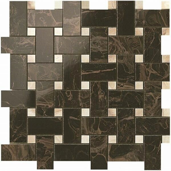 Плитка Atlas Concorde Supernova Marble S. M. Frappuccino Dark Twist Mosaic 30,5x30,5/S. M. Фраппучино Дарк Моз Твист от компании MetSnab - фото 1