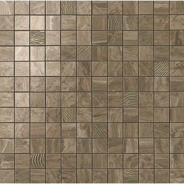 Плитка Atlas Concorde Supernova Marble S. M. Woodstone Taupe Mosaic 30,5x30,5/S. M. Вудстоун Таупе Мозаика 30,5x30,5 от компании MetSnab - фото 1