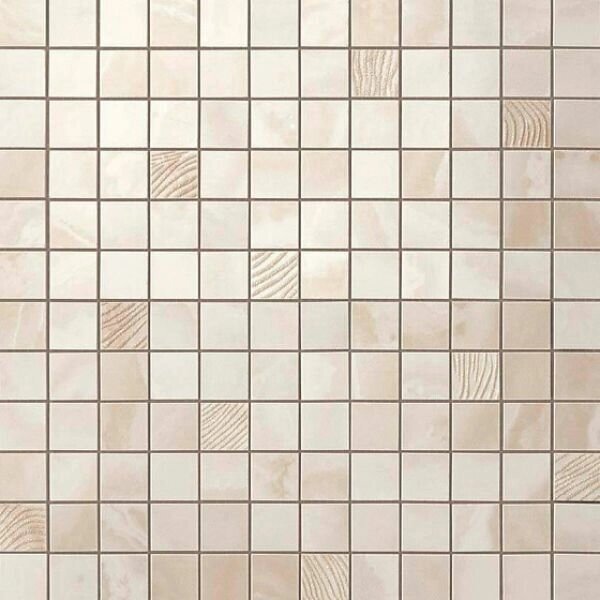 Плитка Atlas Concorde Supernova Onyx S. O. Pure White Mosaic 30,5х30,5/С. О. Пьюр Вайт Мозаика 30,5х30,5 600110000196 от компании MetSnab - фото 1