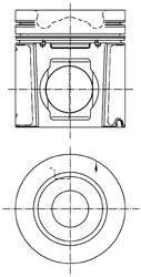 Поршнекомплект scania dc11.03/11.04/11.06 d127.0 std ks Kolbenschmidt 99353600 от компании MetSnab - фото 1