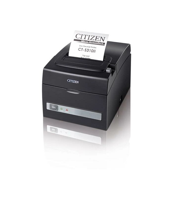 POS принтер Citizen CT-S310II, черный, RS232, USB от компании MetSnab - фото 1