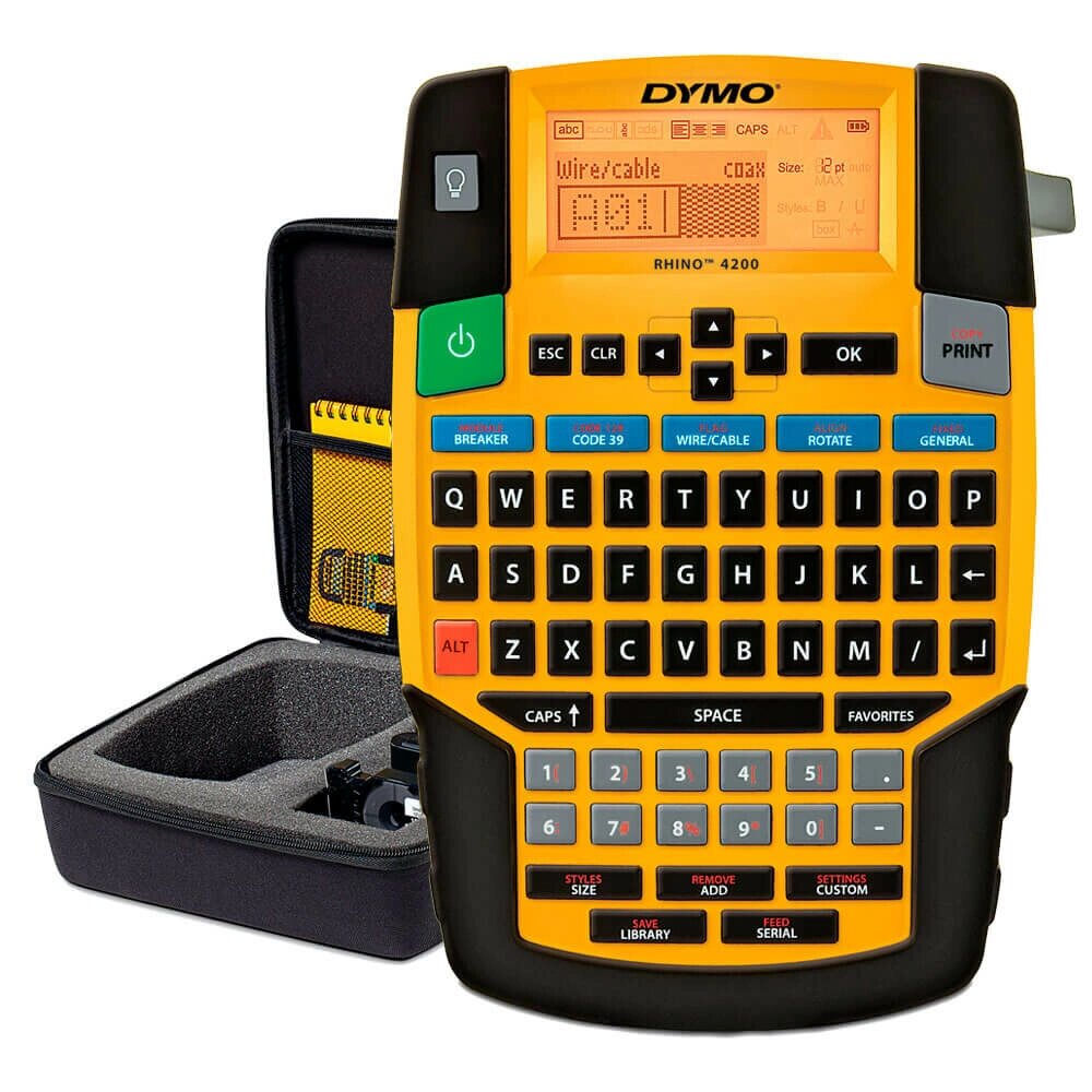 Принтер этикеток Dymo Rhino 4200 в кейсе [1852994] от компании MetSnab - фото 1