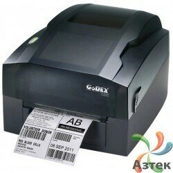 Принтер этикеток Godex G300 USE термотрансферный 203 dpi темный, Ethernet, USB, RS-232, 011-G30E02-000 от компании MetSnab - фото 1