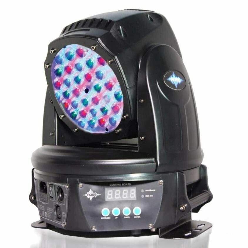 Прожектор полного движения LED Ross Mobi Led Wash Zoom RGB 36x5W от компании MetSnab - фото 1