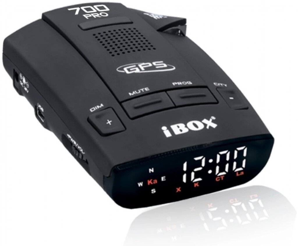 Радар-детектор iBOX PRO 700 GPS черный от компании MetSnab - фото 1