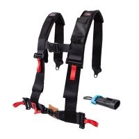 Ремень безопасности 4-х точечный черный Tusk 4 Point 3 inch H-Style Safety Harness 1852480002 от компании MetSnab - фото 1