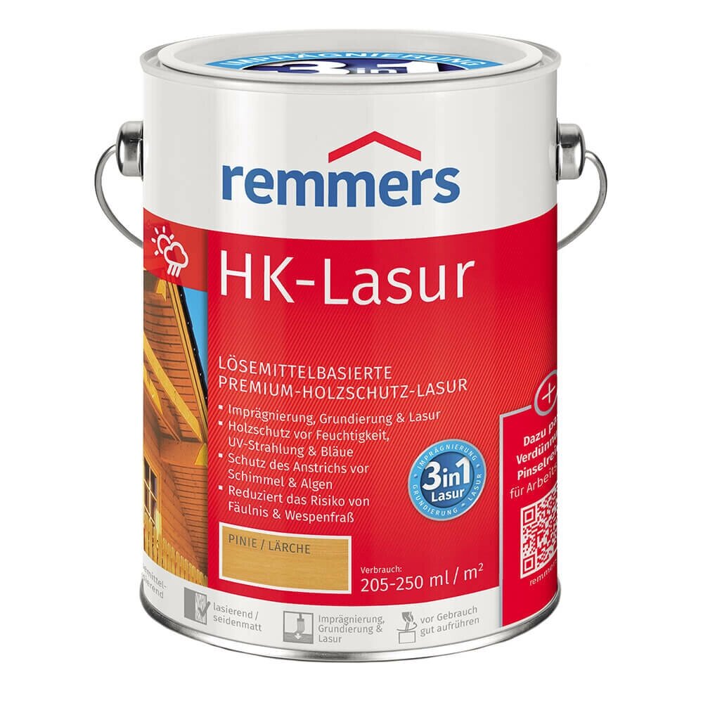 Remmers HK-Lasur Лазурь 3в1 для древесины (10 л 2257 Grey Protect: Серебристо-серый / Silbergrau ) от компании MetSnab - фото 1