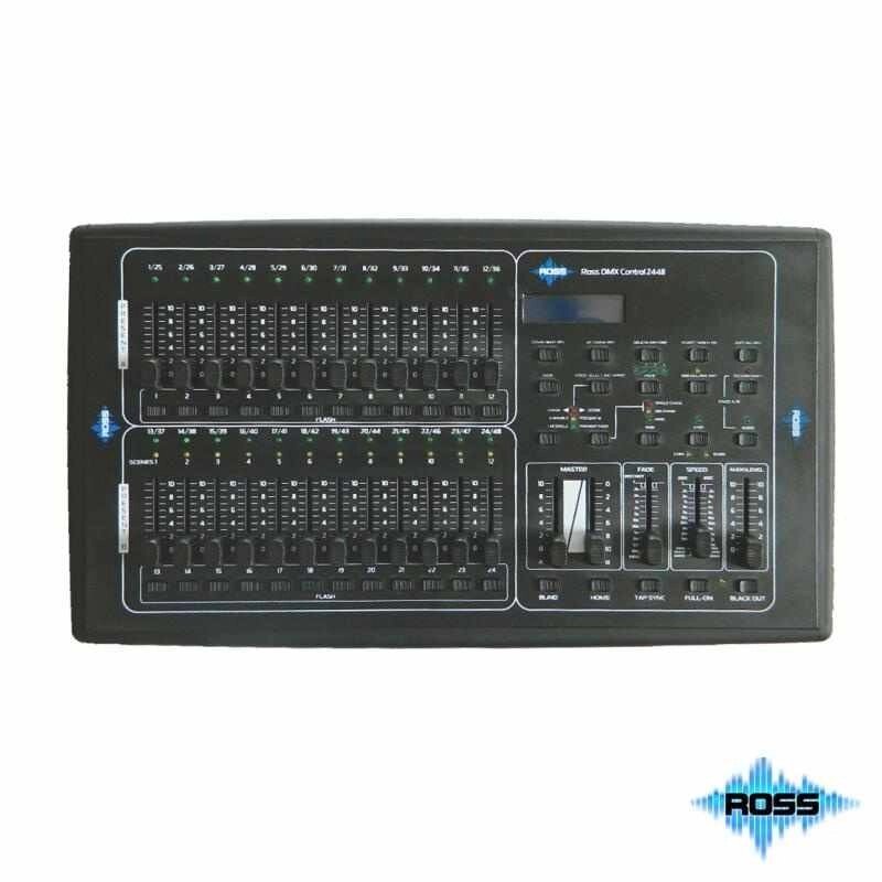 Ross DMX Control 2448 - Диммерный пульт DMX - 48 каналов DMX - 4200 программируемых сцен, с защитой от компании MetSnab - фото 1