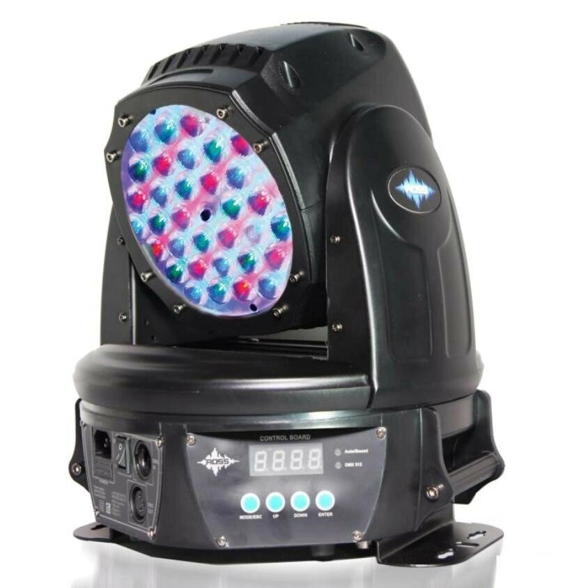 Ross Mobi LED Wash Zoom RGB 36x5W вращающаяся голова светодиодная RGB 36 x 5Вт от компании MetSnab - фото 1