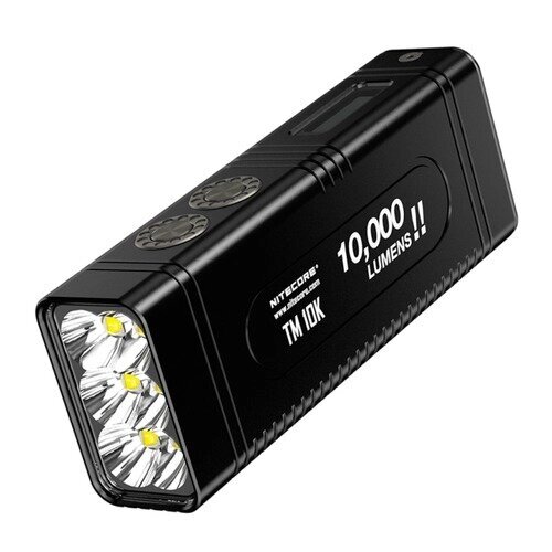 Ручной фонарь NITECORE TM10K, черный [17683] от компании MetSnab - фото 1