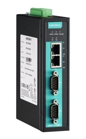 Сервер MOXA NPort IA5250A 2-port RS-232/422/485 advanced, DB9, dual 10/100BaseT (X) от компании MetSnab - фото 1