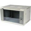 Шкаф настенный Pro 22U 600x600 стеклянная дверь, 2 части от компании MetSnab - фото 1