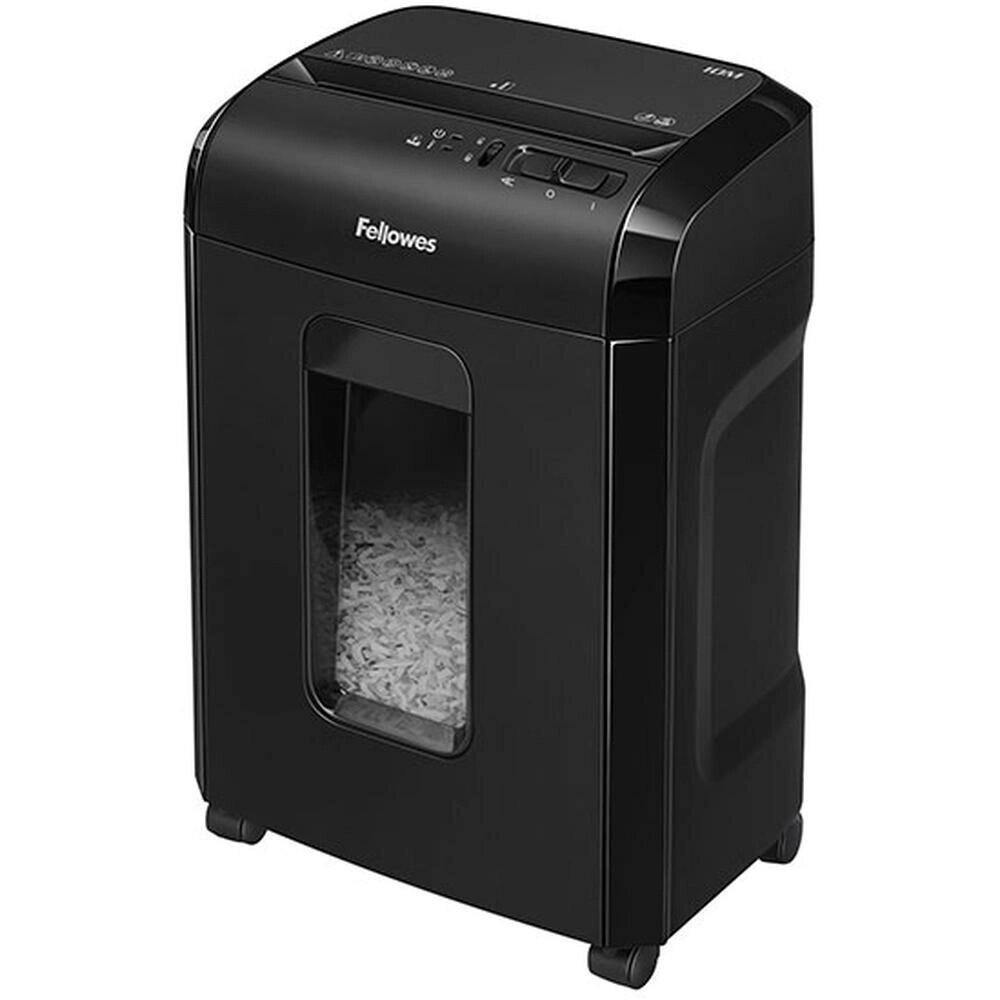 Шредер Fellowes PowerShred 10M (секр. P-5)/фрагменты/10лист./19лтр./скобы/пл. карты от компании MetSnab - фото 1