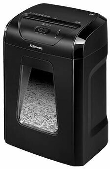 Шредер Fellowes PowerShred 12C (секр. P-4)/фрагменты/12лист./18лтр./скобы/пл. карты от компании MetSnab - фото 1