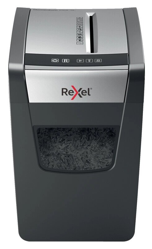 Шредер Rexel Momentum X312-SL (секр. P-3)/фрагменты/12лист./23лтр./скрепки/скобы от компании MetSnab - фото 1