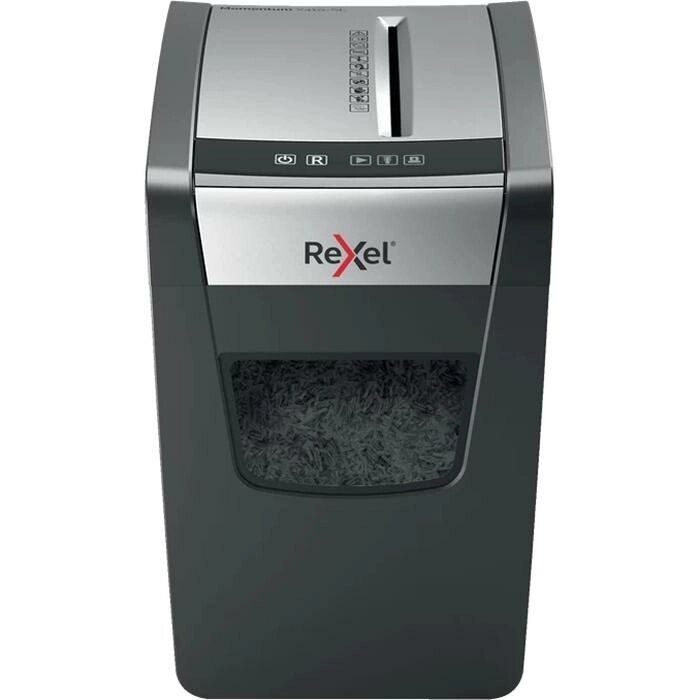 Шредер Rexel Momentum X410-SL (секр. P-4)/фрагменты/10лист./23лтр./скрепки/скобы от компании MetSnab - фото 1