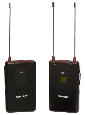 SHURE FP15 L4E 638 - 662 MHz универсальная поясная радиосистема (инструментальная, петличная, головная гарнитура) от компании MetSnab - фото 1