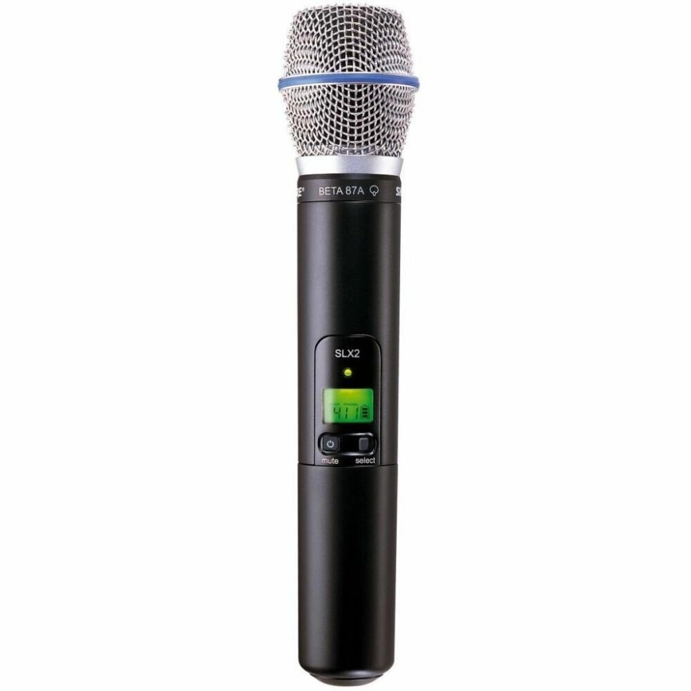 SHURE SLX2/SM86 P4 702 - 726 MHz ручной передатчик системы SLX с микрофонным капсюлем SM86 от компании MetSnab - фото 1