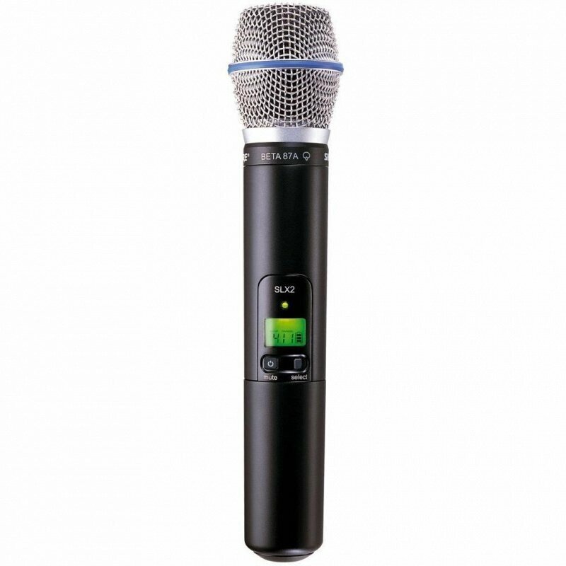 SHURE SLX2/SM86 P4 702 - 726 MHz ручной передатчик системы SLX с микрофонным капсюлем SM86 от компании MetSnab - фото 1