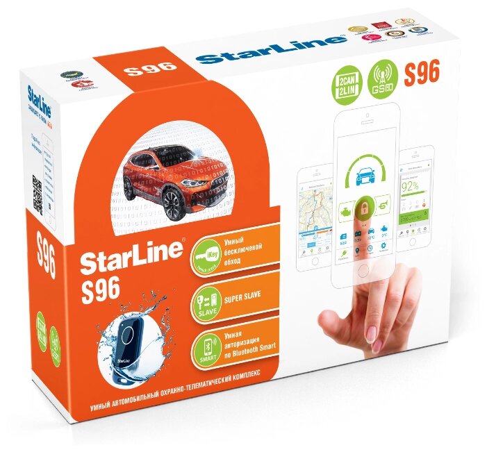 Сигнализация для автомобиля StarLine S96 BT GSM/GPS от компании MetSnab - фото 1