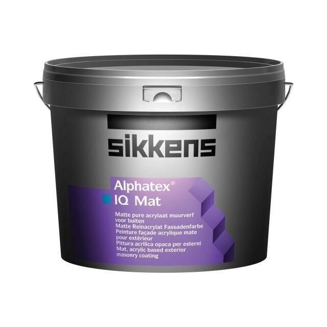 Sikkens Alphatex IQ Mat / Сиккенс Альфатекс матовая краска для внутренних и наружных работ, 10 от компании MetSnab - фото 1