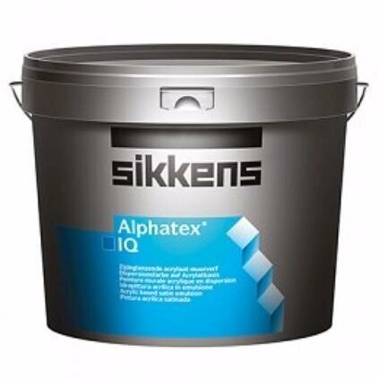 Sikkens Alphatex IQ / Сиккенс Альфатекс краска полуматовая для минеральных оснований, 10 от компании MetSnab - фото 1