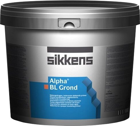 SIKKENS SL ALPHA BL GROUND краска грунтовочная для мин. поверхностей, для вн. работ, мат., BS W05 (10л) от компании MetSnab - фото 1