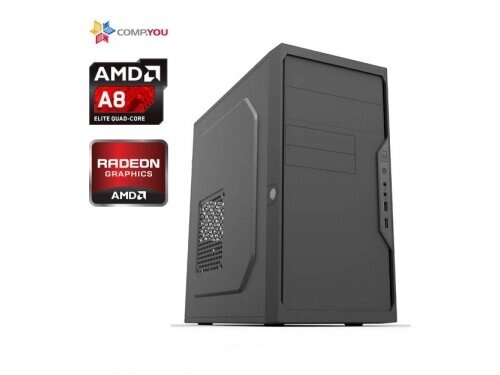 Системный блок компьютер для дома CompYou Home H555 (AMD A8-X4 9600 3.1GHz, 16Gb DDR4, 500Gb, 450W, Без ОС, CY. от компании MetSnab - фото 1